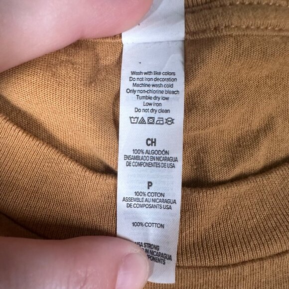 The Duck Coffee Small Yellow Gold Long Sleeve Graphic T-Shirt Wichita Fals Texas - Picture 6 of 7